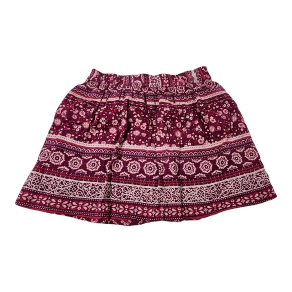 ♥️ FOREVER 21 WOMEN'S MINI SKIRT - SIZE M - PURPLE FLORAL ♥️
